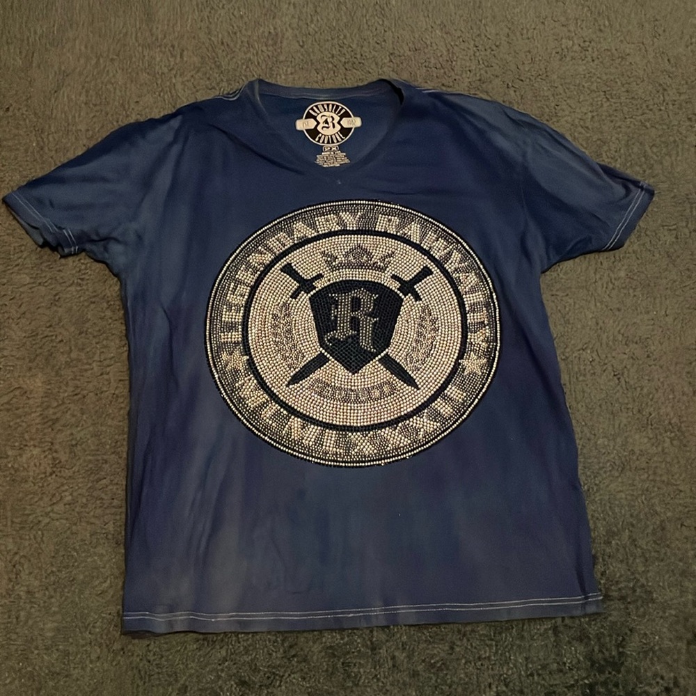 Rawyalty blue shirt